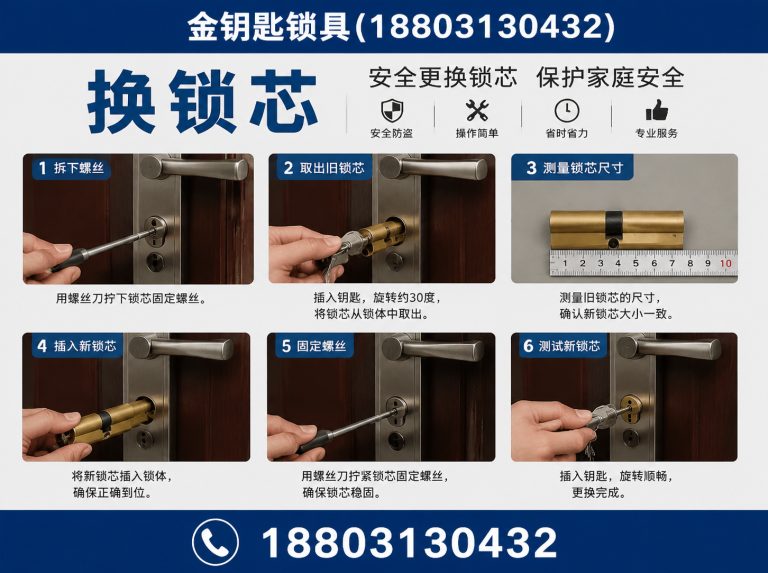 康保县智能锁安装展示图
